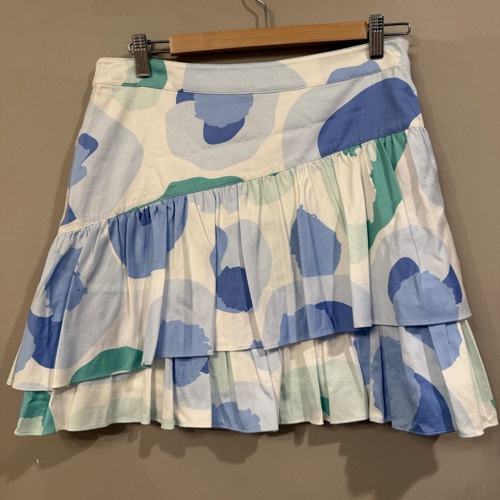 Emily McCarthy Sea glass Mini Skirt Small Tiered